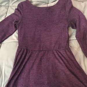 Purple sparkle dress